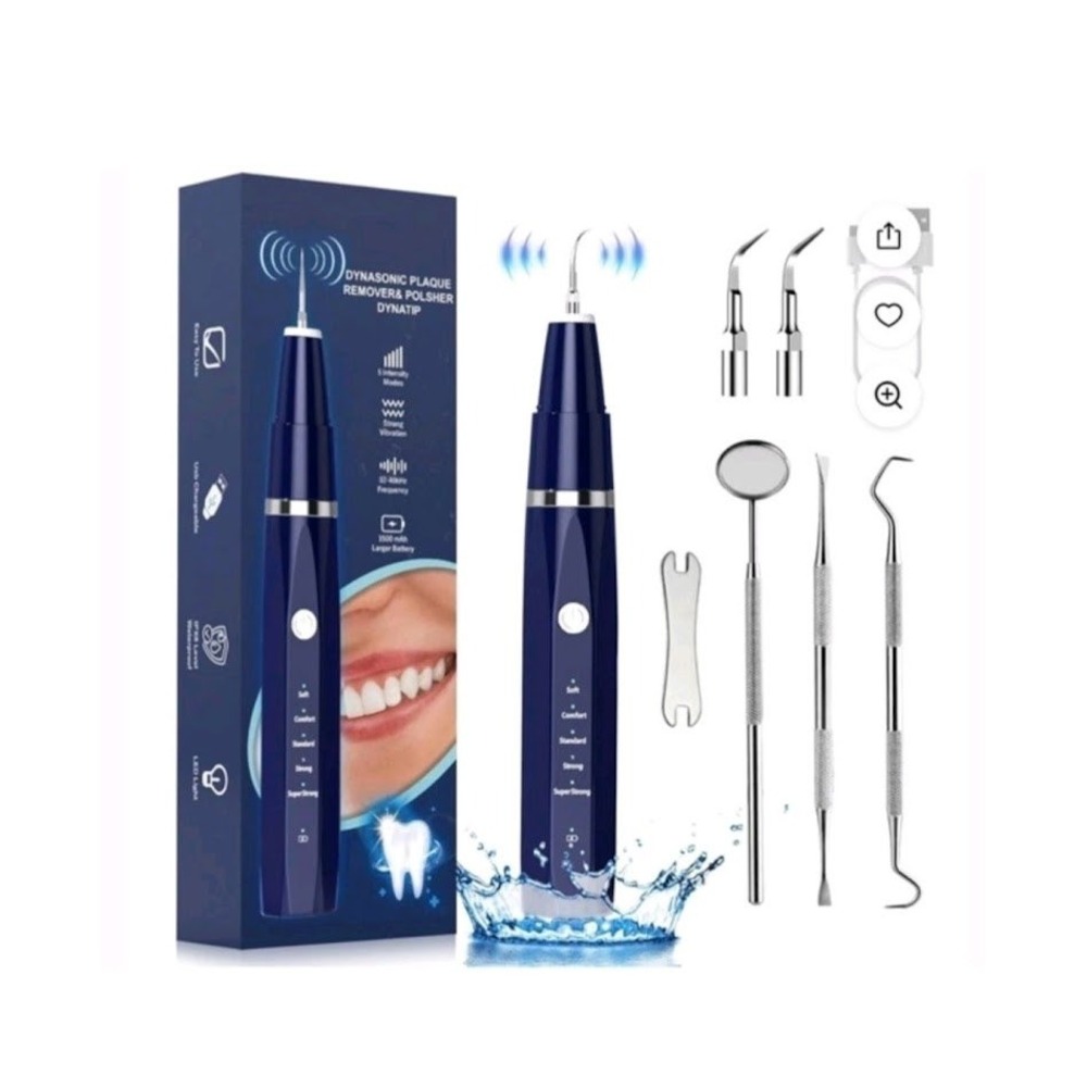 Dynasonic Plaque Remover and Polisher Tooth Cleaner 5 Modes USB Rechargeable‎